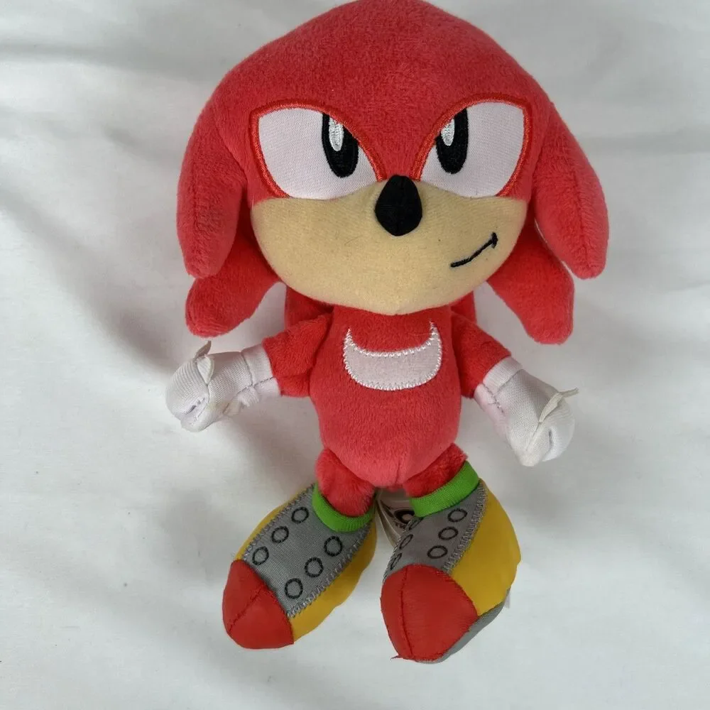 Sonic the Hedgehog Knuckles Red and Tails Yellow 8-inch Plush 2023 Stuffed Toy